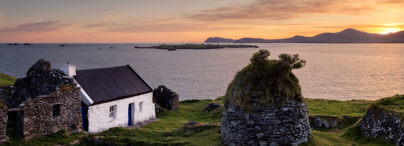 Houses on Great Blasket Island