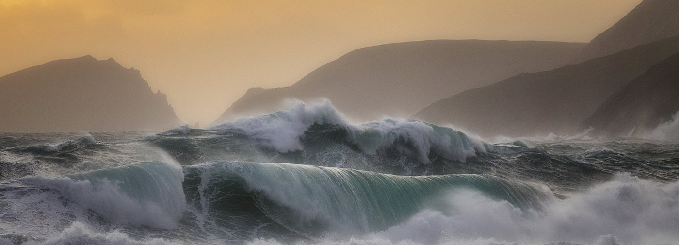 Waves at Coumenole on the Dingle Peninsula